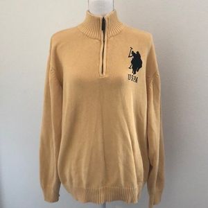 USPA yellow sweater